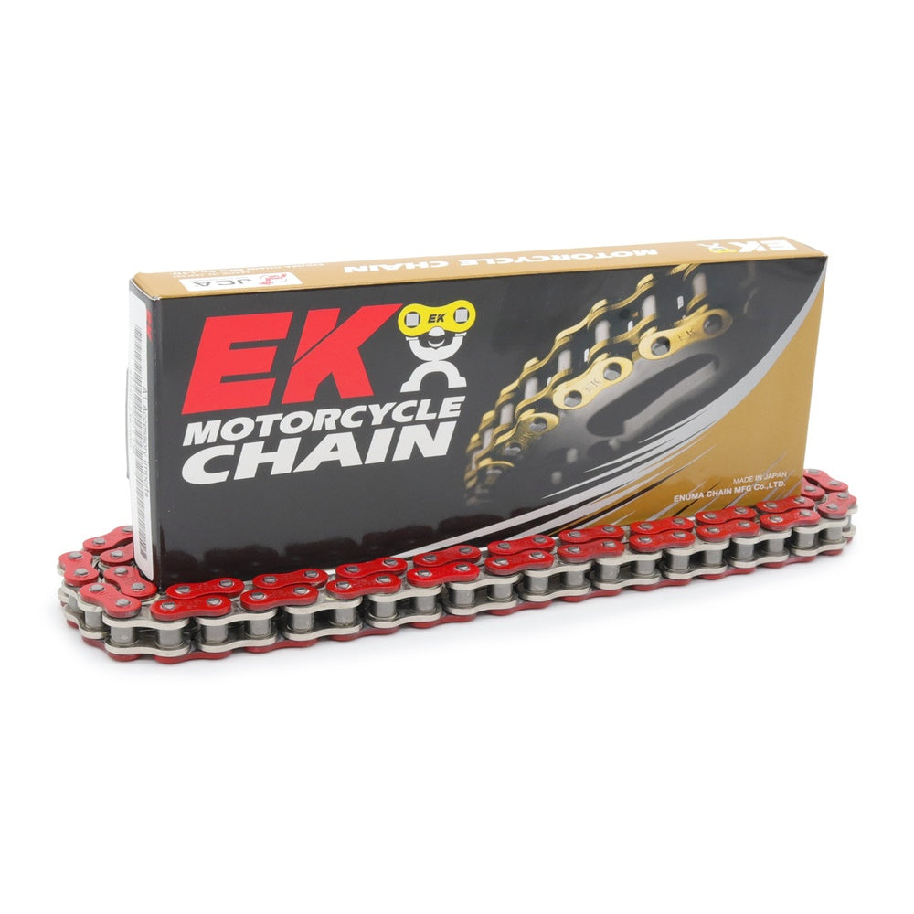 EK 420 H/Duty Motocross Chain Red 130L (20)