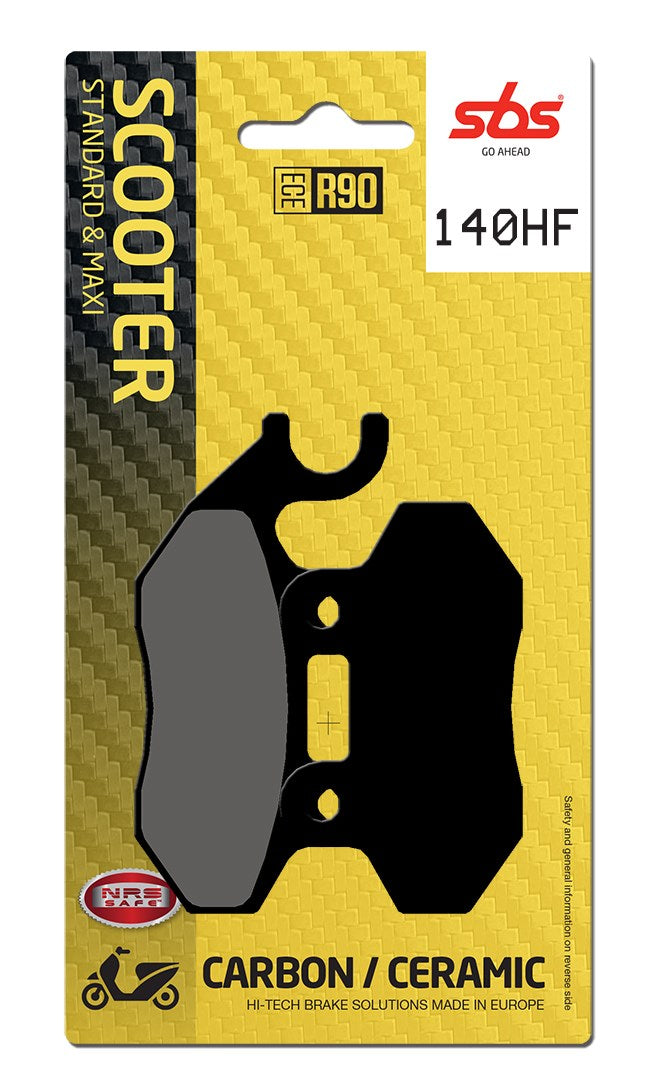 SBS FRICTION - Ceramic Front / Rear Scooter Brake Pads (SBS 708) - 140HF-