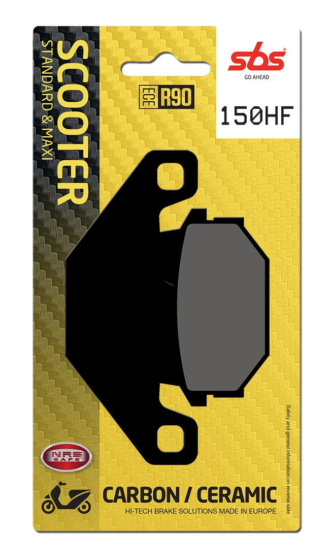 SBS FRICTION - Ceramic Front / Rear Scooter Brake Pads (SBS 745) - 150HF-