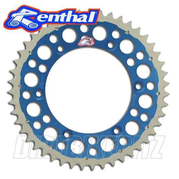 RENTHAL TWINRING REAR SPROCKET BLU 49T (1500-520-49GPBU)