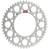 /RENTHAL REAR SPROCKET MX ULTRALIGHT GROOVED SIL 52T (150U-520-52GBSI)