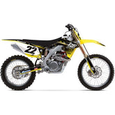Motion Pro Decal, 4 Inch Oval, White on Blue