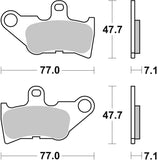 SBS FRICTION - Ceramic Front Scooter Brake Pads (SBS 764) - 165HF-