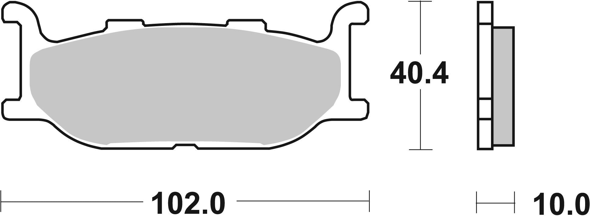 SBS FRICTION - Ceramic Front Scooter Brake Pads (SBS 663) - 170HF-