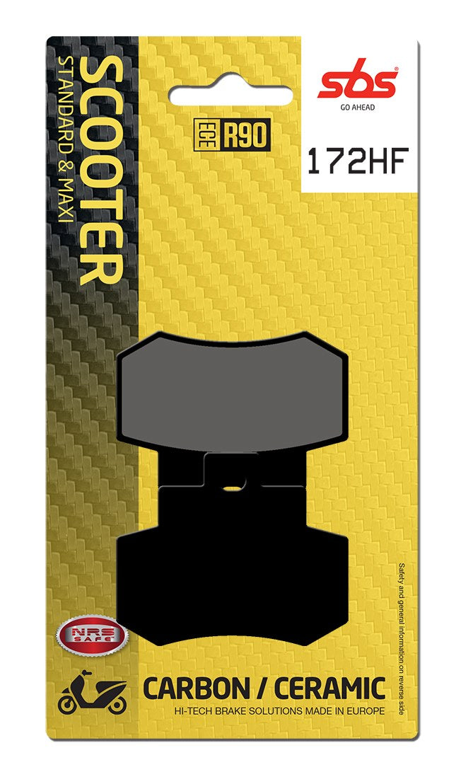 SBS FRICTION - Ceramic Rear Scooter Brake Pads (SBS 776) - 172HF-