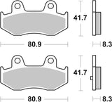 SBS FRICTION - Sinter Rear Scooter Brake Pads (SBS 781) - 174MS-
