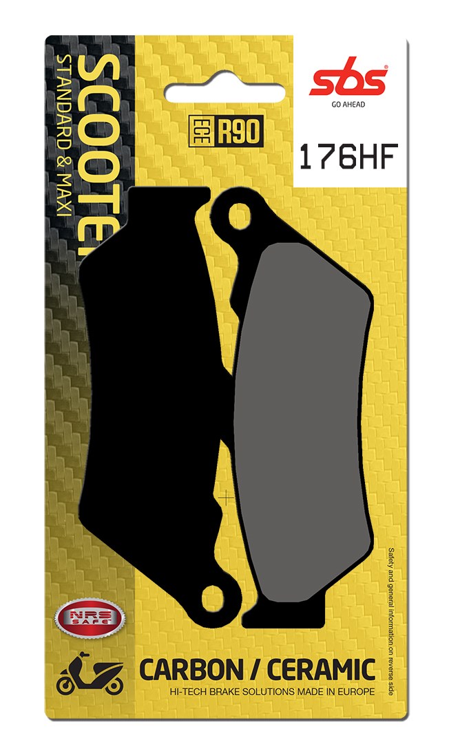 SBS FRICTION - Ceramic Front Scooter Brake Pads (SBS 674) - 176HF-