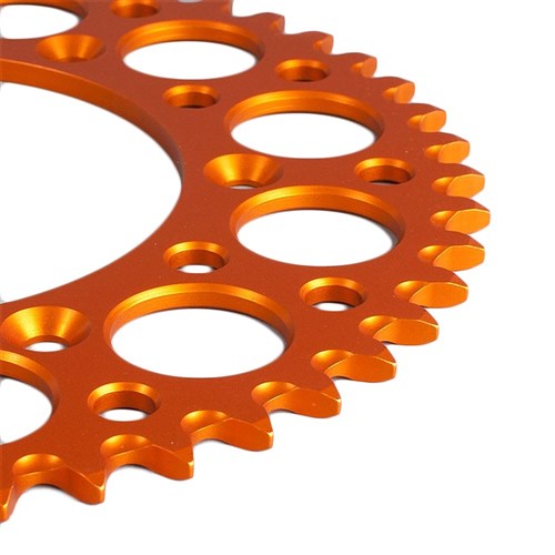 RENTHAL REAR SPROCKET MX ULTRALIGHT GROOVED ORG 48T (192U-420-48GPOR)