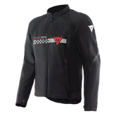 HEROSPHERE AIR TEX JACKET BLACK/WHITE STRIPES/RED