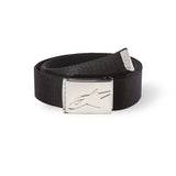 AGELESS WEB BELT BLACK/CHROME