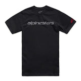 LINEAR WORDMARK 2.0 CSF TEE BLACK-GREY-RED
