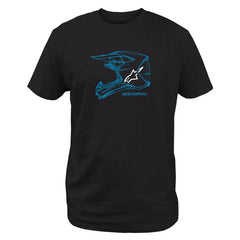 MX Helmet CSF Tee Black/Blue