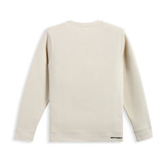 Positive Crew Fleece Top Off White
