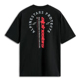 OVERHANG OVERSIZED SS CSF TEE BLACK