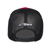 AGELESS SHADOW TRUCKER HAT BLACK-RED