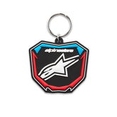 PLATE KEYFOB BLACK/BLUE/RED