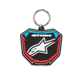 PLATE KEYFOB BLACK/BLUE/RED