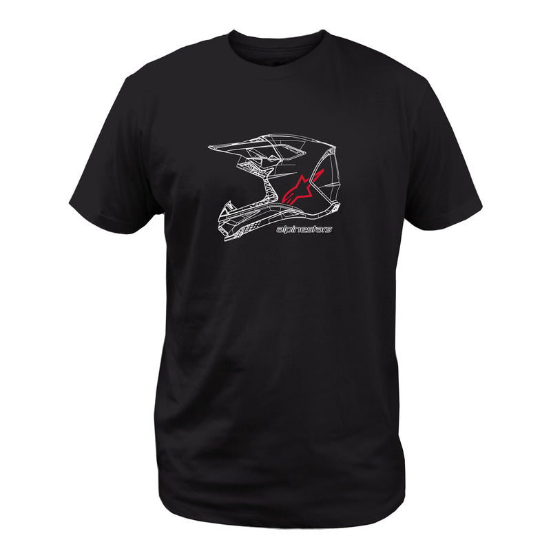 Alpinestars MX Helmet CSF Tee Black