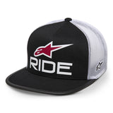 RIDE 4.0 TRUCKER HAT BLACK-WHITE-RED