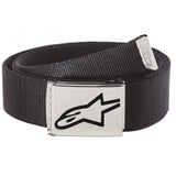 AGELESS WEB BELT BLACK/CHROME