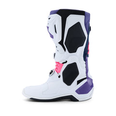 Tech 10 (MY20) Boots White Violet Navy Blue Fluropink