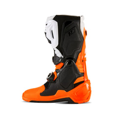 TECH 10 ENDURO BOOTS FLURO-ORANGE BLACK WHITE (4512)
