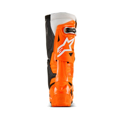TECH 10 ENDURO BOOTS FLURO-ORANGE BLACK WHITE (4512)