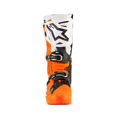TECH 10 ENDURO BOOTS FLURO-ORANGE BLACK WHITE (4512)