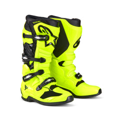TECH 7 BOOTS (MY25) FLURO YELLOW-BLACK (0551)