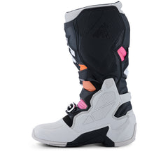 AS2012025 TECH 7 BOOTS (MY25) BLACK LIGHT-GRAY FLURO-ORANGE MAGENTA
