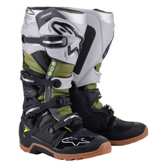 TECH 7 ENDURO BLACK SILVER MILITARY-GREEN (1916)