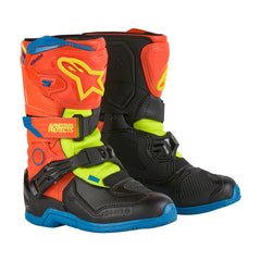 Tech 3S Kids Boots Fluroorange-Enamel Blue-Fluroyellow (4755)