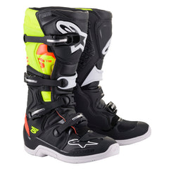 2015 TECH 5 | BLACK FLURO RED/ FLURO YELLOW (1355) / 06