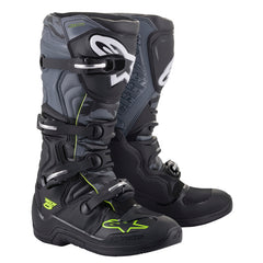 2015 TECH 5 | BLACK GREY/FLURO YELLOW (1055) / 16