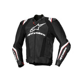 MISSILE V3 IGNITION LEATHER JACKET BLACK WHITE (0012)