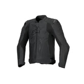 DUSK AIRFLOW LEATHER JACKET BLACK BLACK (1100)