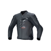 GP PLUS R V4 AIRFLOW LEATHER JACKET BLACK BLACK (1100)