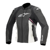 WOMENS GP PLUS R V3 AIR LTH JKT BLACK WHITE FUCHSIA (1239)