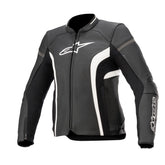 WOMENS KIRA V2 LTH JKT BLACK WHITE (0012)
