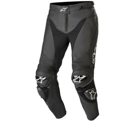 TRACK V2 LEATHER PANTS BLACK (0010)