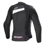 WOMENS T-GP PLUS R V4 AIR JACKET BLACK WHITE (0012)