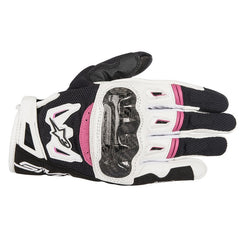 WOMENS SMX 2 AIR CARBON v2 GLOVE | BLACK WHITE Fuchia / 54
