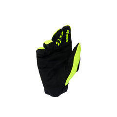 AS3540226 2026-2027 YOUTH FULL BORE V2 GLOVES FLURO-YELLOW BLACK