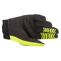 2022-2025 YOUTH FULL BORE GLOVES FLURO-YELLOW BLACK (0551)
