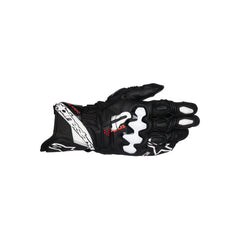 GP Plus R V3 Leather Gloves Black White (0012)