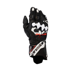 GP Plus R V3 Leather Gloves Black White (0012)