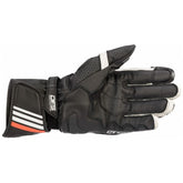 GP PLUS R2 LEATHER GLOVE BLACK WHITE (0012)