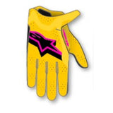 2026 SUPERTECH MX GLOVES GOLD BLACK FLURO-PINK