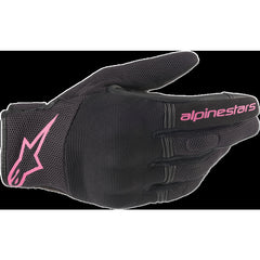 WOMENS COPPER GLOVES BLACK FUCHSIA (1039)