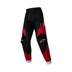2025 KIDS RACER VEIL PANTS BLACK BRIGHT-RED (1303)